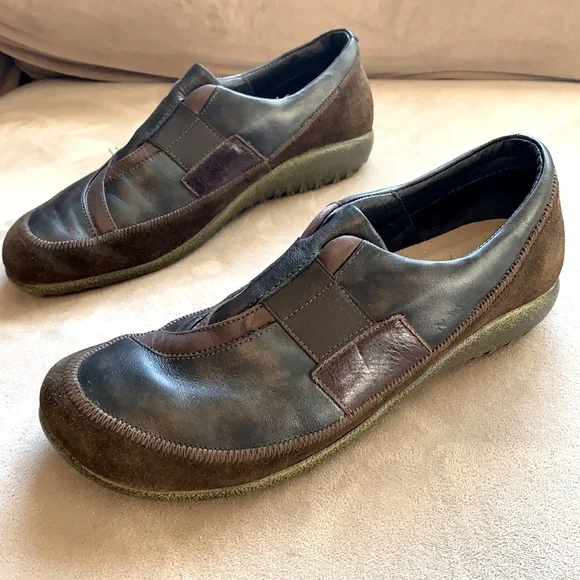 Naot | Shoes | Naot Brown Leather Suede Slipon Casual  display picture 3
